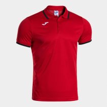 JOMA COMBI PREMIUM PÓLÓ RÖVID UJJÚ PIROS-FEKETE