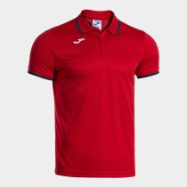 JOMA COMBI PREMIUM PÓLÓ RÖVID UJJÚ PIROS-SÖTÉTKÉK