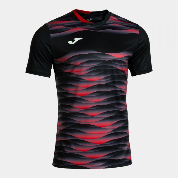 JOMA TIGER VII FELSŐ RÖVID UJJÚ FEKETE-PIROS