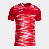 JOMA TIGER VII FELSŐ RÖVID UJJÚ PIROS-FEHÉR