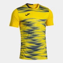 JOMA TIGER VII FELSŐ RÖVID UJJÚ SÁRGA-SÖTÉTKÉK