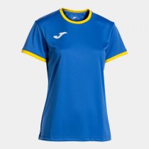 JOMA COMBI PREMIUM NŐI FELSŐ RÖVID UJJÚ KÉK-SÁRGA